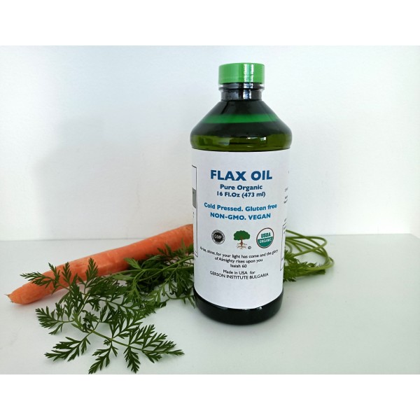 Flaxseed Oil Organic USA 473 ml