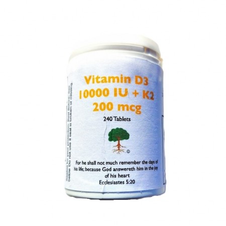 Vitamin D10000 + K2 200 mcg...